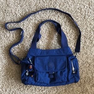 Kipling Felix Large Handbag in Ink Blue